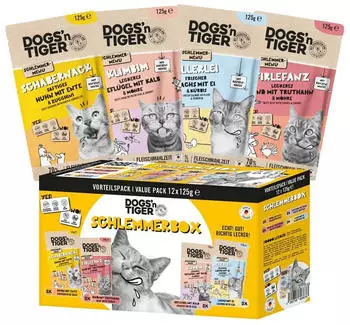 Dogs'n Tiger Dogs'n Tiger Schlemmerbox Katzennassfutter