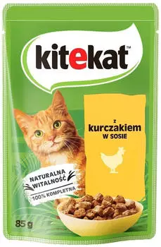 Kitekat Huhn in Soße für adulte Katzen 85g (77243)