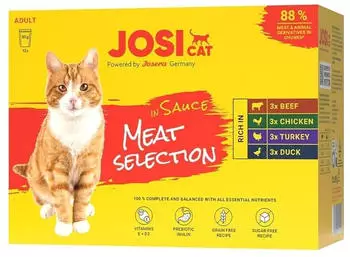 Josera JosiCat Multipack Sauce Meat Selection 85g