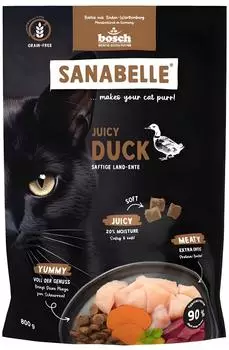 bosch Sanabelle x 800g Juicy Land-Ente Katzentrockenfutter