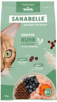 bosch Sanabelle x 2kg Sensitive Huhn Katzentrockenfutter
