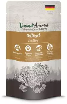 Venandi Animal 125 Gramm Katzennassfutter x 125 Gramm Gefl&uuml;gel