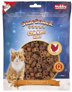 Nobby (12,72 EUR/kg) StarSnack Chicken Rolls 180 g
