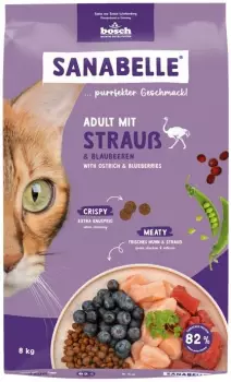 bosch Katzenfutter Sanabelle Adult mit Strauß