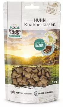 Wildes Land Cat Knabberkissen Huhn 50 g