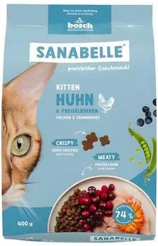 bosch Sanabelle x 400g Kitten Huhn Katzentrockenfutter