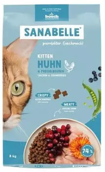 bosch Sanabelle Life Trockenfutter Huhn & Preiselbeeren 8kg