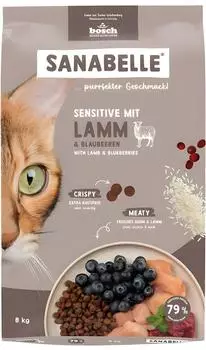 bosch Sanabelle Life Trockenfutter Sensitive Lamm & Blaubeeren 8kg