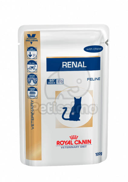 Royal Canin Veterinary Katze Diet Renal mit Huhn Nassfutter 12 x 85g