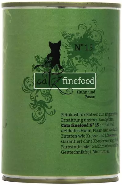 Catz finefood No. 15 Huhn & Fasan 6 x 400 g