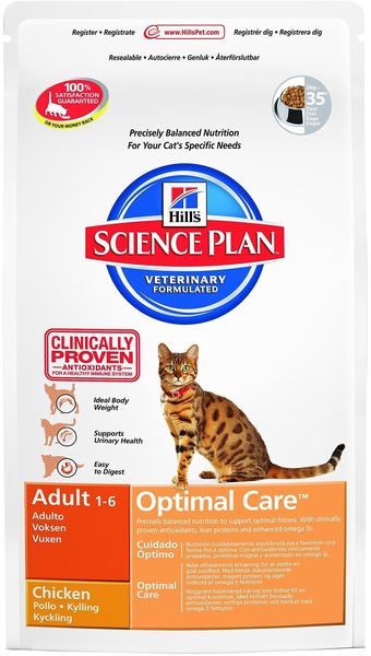 Hills Science Plan Feline Adult Optimal Care Huhn 10 kg