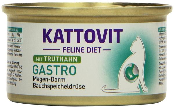 Kattovit Feline Diet Gastro Nassfutter mit Pute 85g