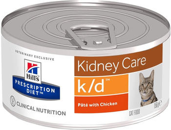 Hill's Pet Nutrition Hill's Prescription Diet Feline Kidney Care k/d Huhn Nassfutter 156g