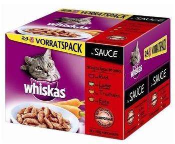 Whiskas 1+ Klassische Auswahl in Sauce 24 x 100 g
