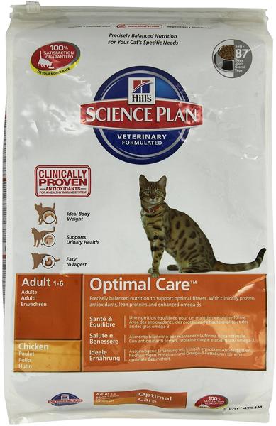 Hill's Feline Optimal Care Adult Huhn (5 kg)