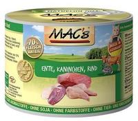 MAC's - Cat - Ente, Kaninchen & Rind | 6 x 200 g, Grundpreis: &euro; 6,48 / kg