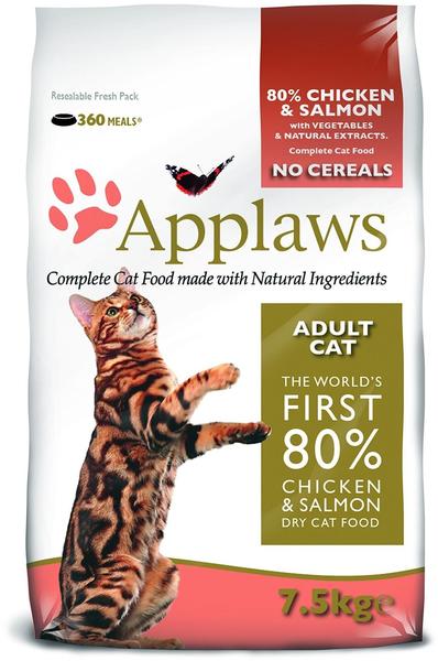 Applaws Adult Cat Huhn & extra Lachs Trockenfutter 7,5kg
