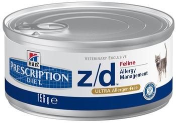 Hill's Prescription Diet Feline z/d Food Sensitivities Nassfutter 156g