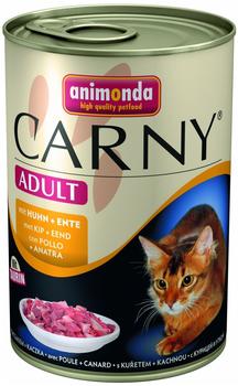 Animonda Carny Adult Rind, Huhn + Entenherzen 400g
