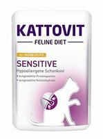 Kattovit | Feline Diet Sensitive mit Huhn und Pute | 24 x 85 g