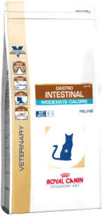 Royal Canin Veterinary Feline Gastro Intestinal Moderate Calorie Trockenfutter 400g