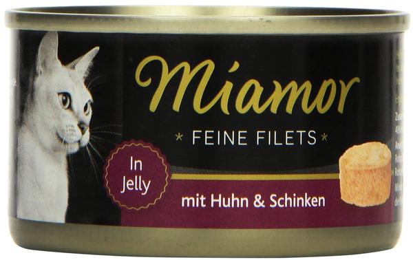 Miamor Feine Filets Huhn & Schinken 100g
