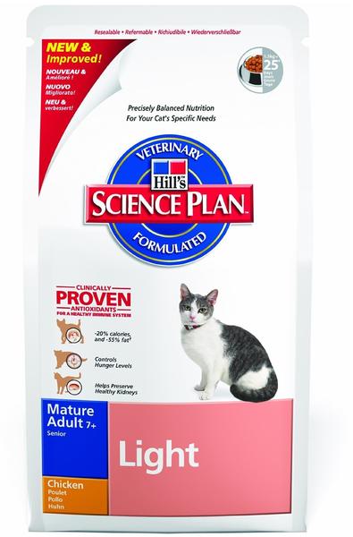 Hills Science Plan Feline Mature Adult 7+ Light Huhn 1,5 kg