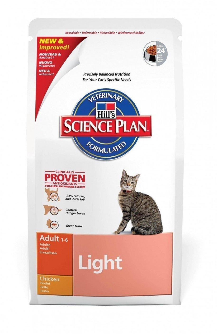 Hill's Science Diet Adult Light Katzenfutter trocken 10kg Test TOP Angebote  ab 49,98 € (Juni 2023)
