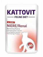 Kattovit Feline Diet Niere/Renal Rind, 85 g - 24 st&uuml;ck