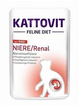 Kattovit Feline Diet Niere/Renal mit Rind 85g