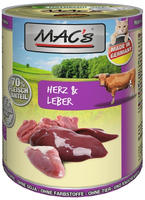 MAC's - Cat - Herz & Leber | 6 x 400 g, Grundpreis: &euro; 4,69 / kg