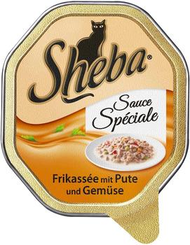 Sheba Sauce Spéciale Frikassee mit Truthahn und Gemüse Schale 85g