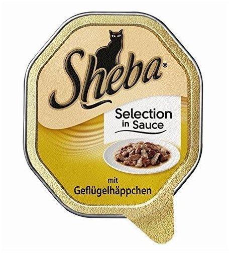 Sheba Selection in Sauce mit Geflügelhäppchen Schale 85g