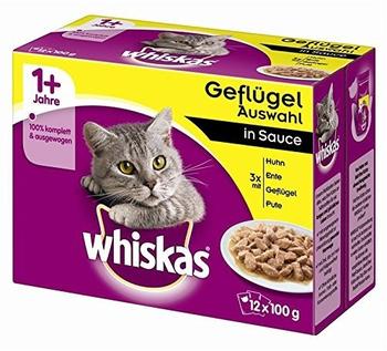 Whiskas Geflügelauswahl in Sauce 1+ 12 x 100 g