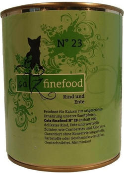 catz finefood Classic No.23 Rind & Ente 800g