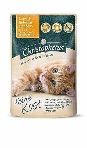 Allco Christopherus Feine Kost Sterilisierte Katze Geflügel mit Reis 12 x 85 g