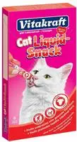 Vitakraft Cat Liquid-Snack mit H&auml;hnchen + Taurin - 6 x 15 g (Katzenfutter),