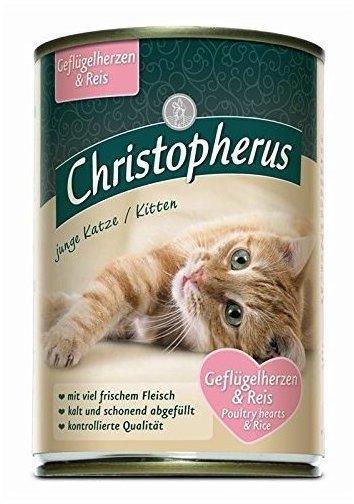 Allco Christopherus Cat Dose Junge Katze Geflügelherzen & Reis 400g (Menge: 6 je Bestelleinheit)