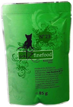 catz finefood Classic No.23 Rind & Ente 85g