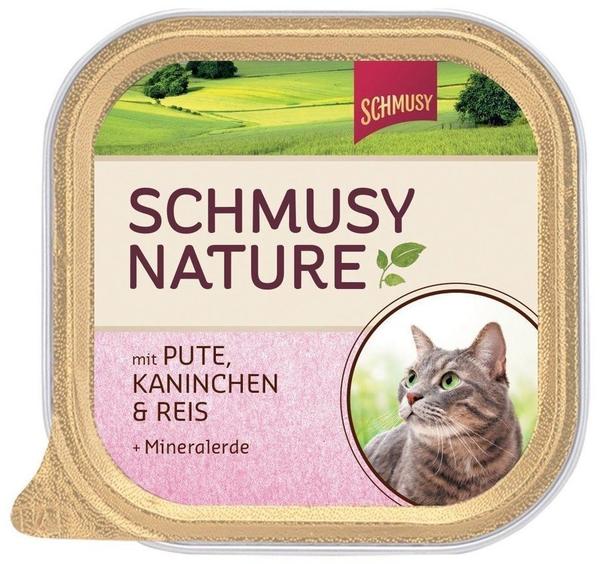 Schmusy Natures Menü Pute, Kaninchen & Reis 100g