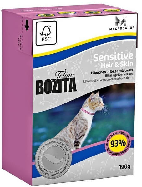 Bozita Feline Funktion Hair & Skin Sensitive 190g