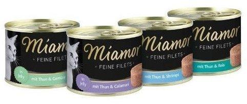 Miamor Feine Filets Thunfisch & Schrimps 185g