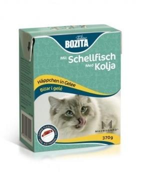 Bozita Cat Tetra Recard Häppchen in Gelee Schellfisch 16x370g