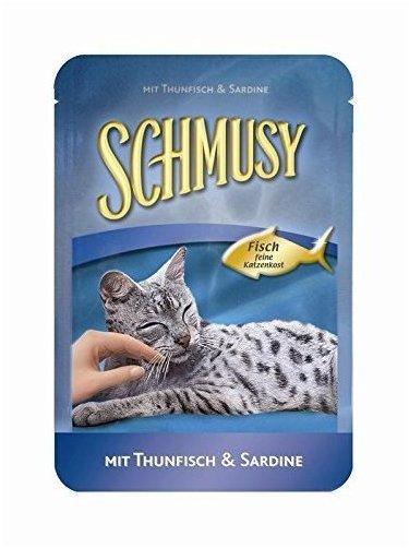 Schmusy Thunfisch & Sardine im Beutel 100g