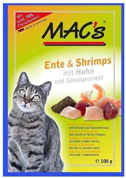 MAC's Cat Pouch Huhn, Ente & Shrimps 100g