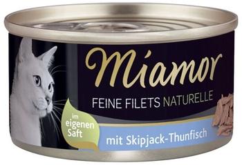 Miamor Feine Filets Naturelle Thunfisch & Shrimps 80g