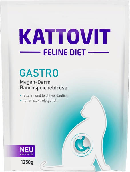 Kattovit Feline Diet Gastro Trockenfutter 1,25kg