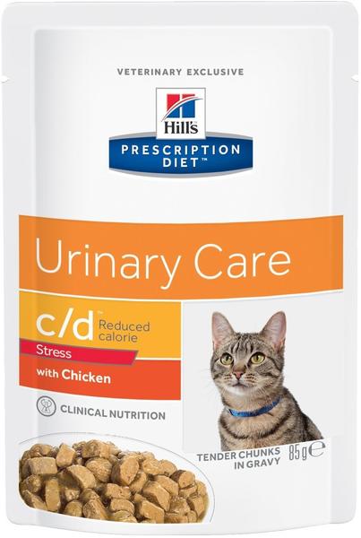 Hill's Prescription Diet Feline c/d Urinary Stress Huhn Nassfutter 85g