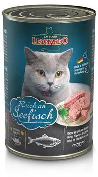 LEONARDO Cat Food Nassfutter Reich an Seefisch 400g