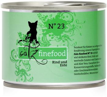 catz finefood Classic No.23 Rind & Ente 400g